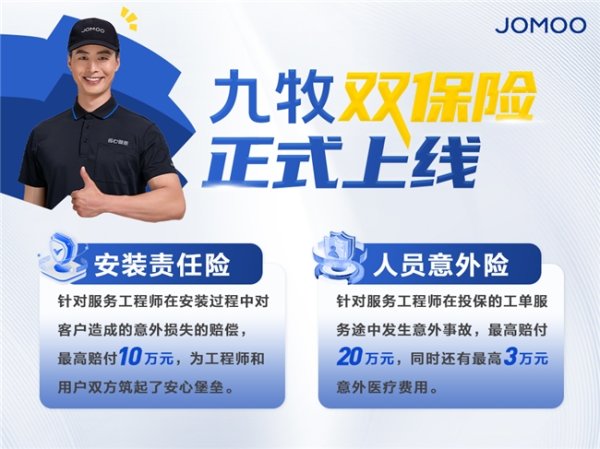金控配资 九牧首推“双保险”，一场与服务工程师的“双向奔赴”